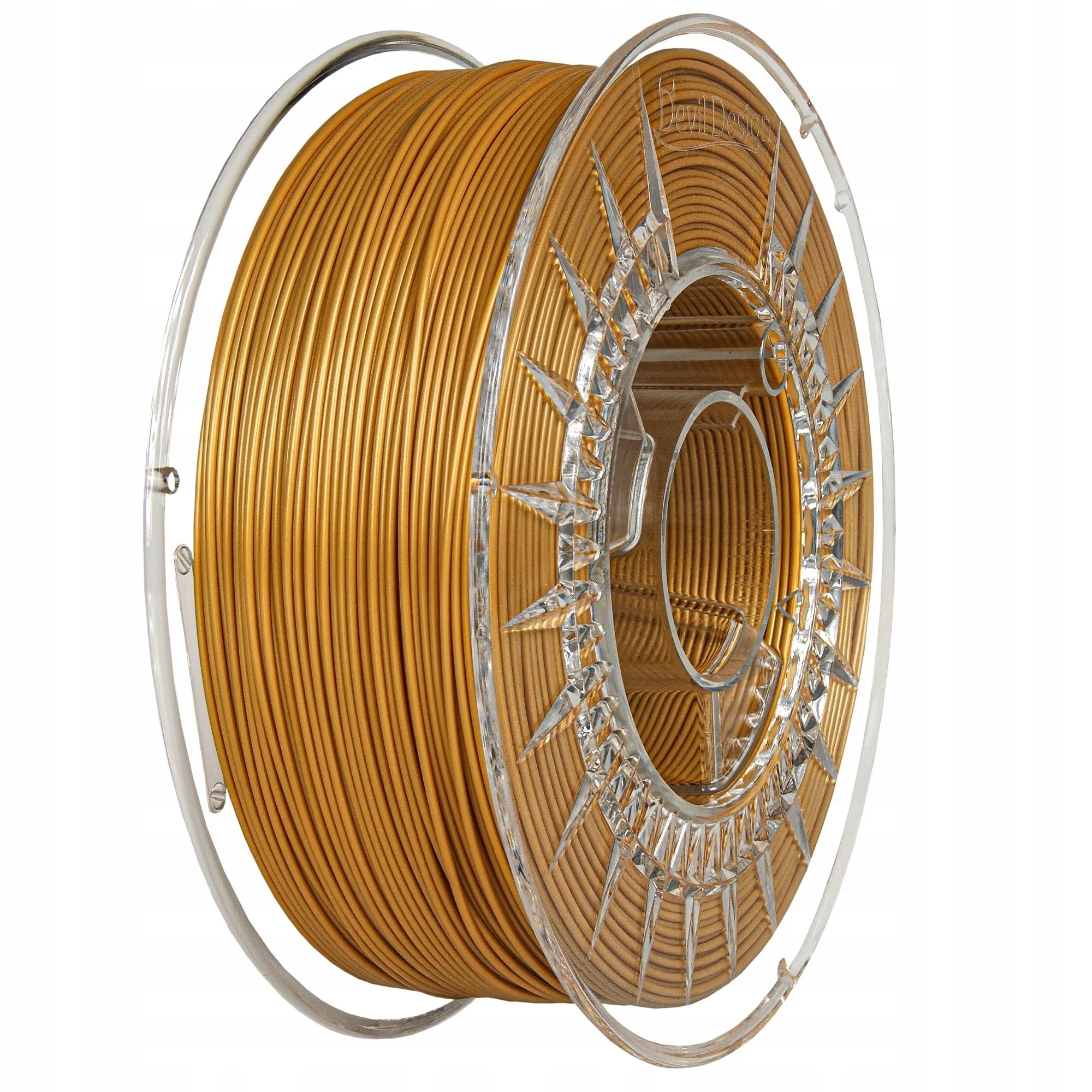 Filament Pla do drukarki 3D Devil Design Gold 1,75mm 1kg pasuje z Ams Złoty