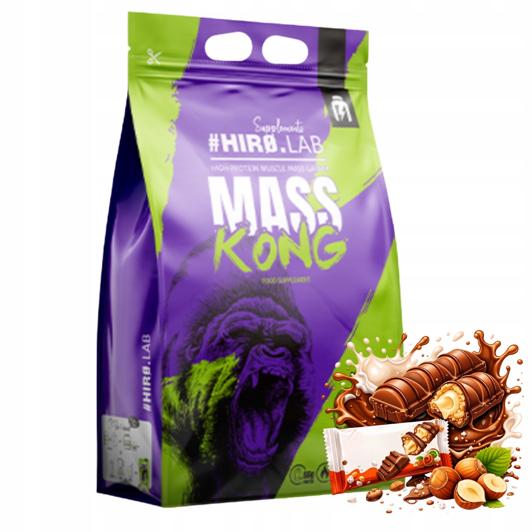 Hiro.lab Mass Kong 3000g gainer masovka příchuť bueno
