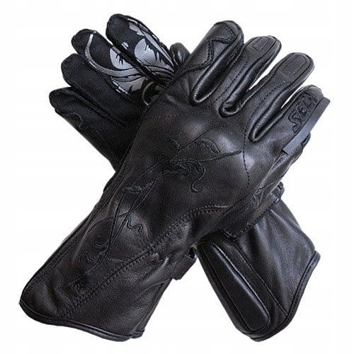 SECA SHEEVA II Rękawice Motocyklowe Velcro SKÓRA