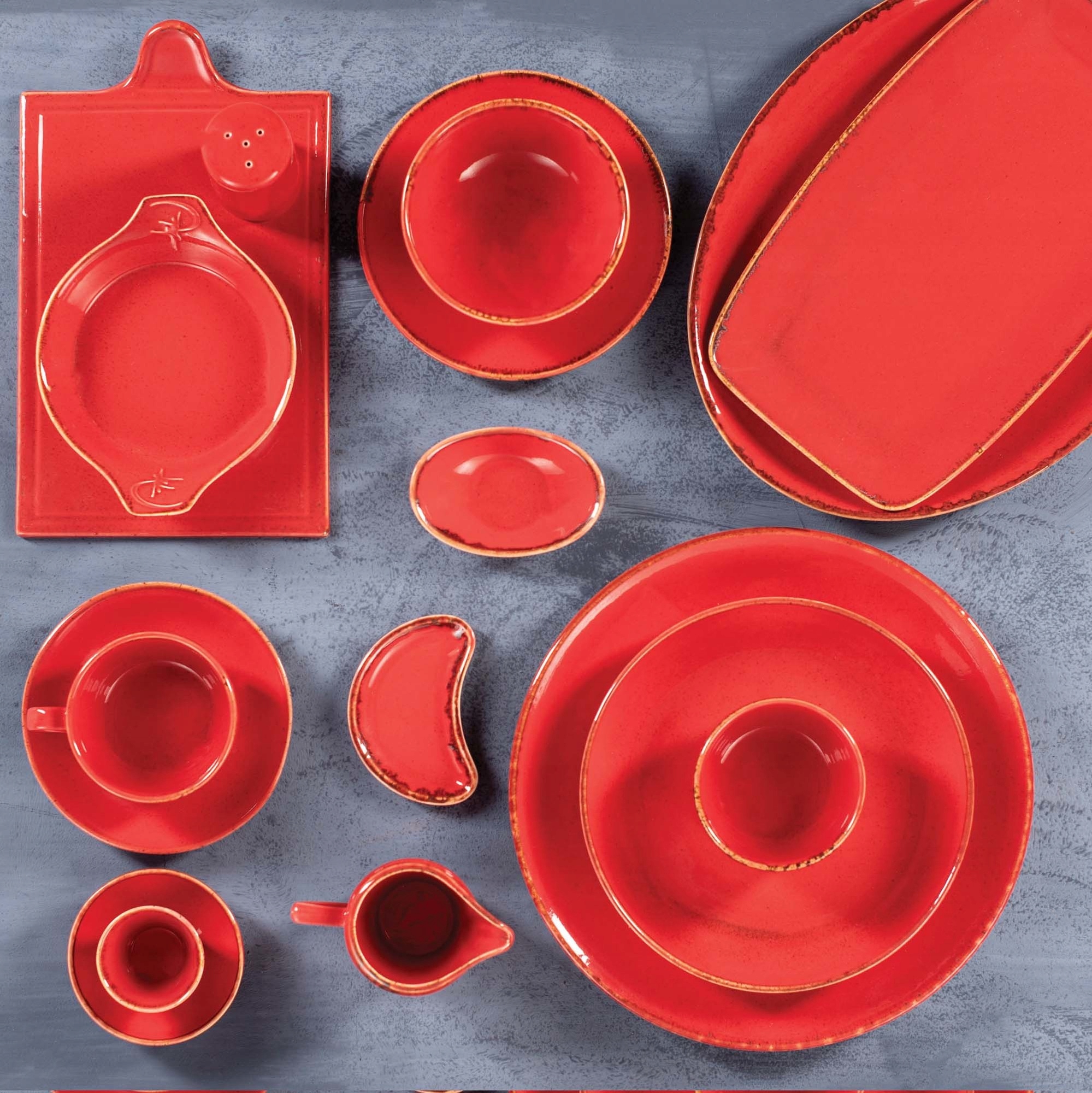 Spodek Magma 160 mm Kolor odcienie czerwieni