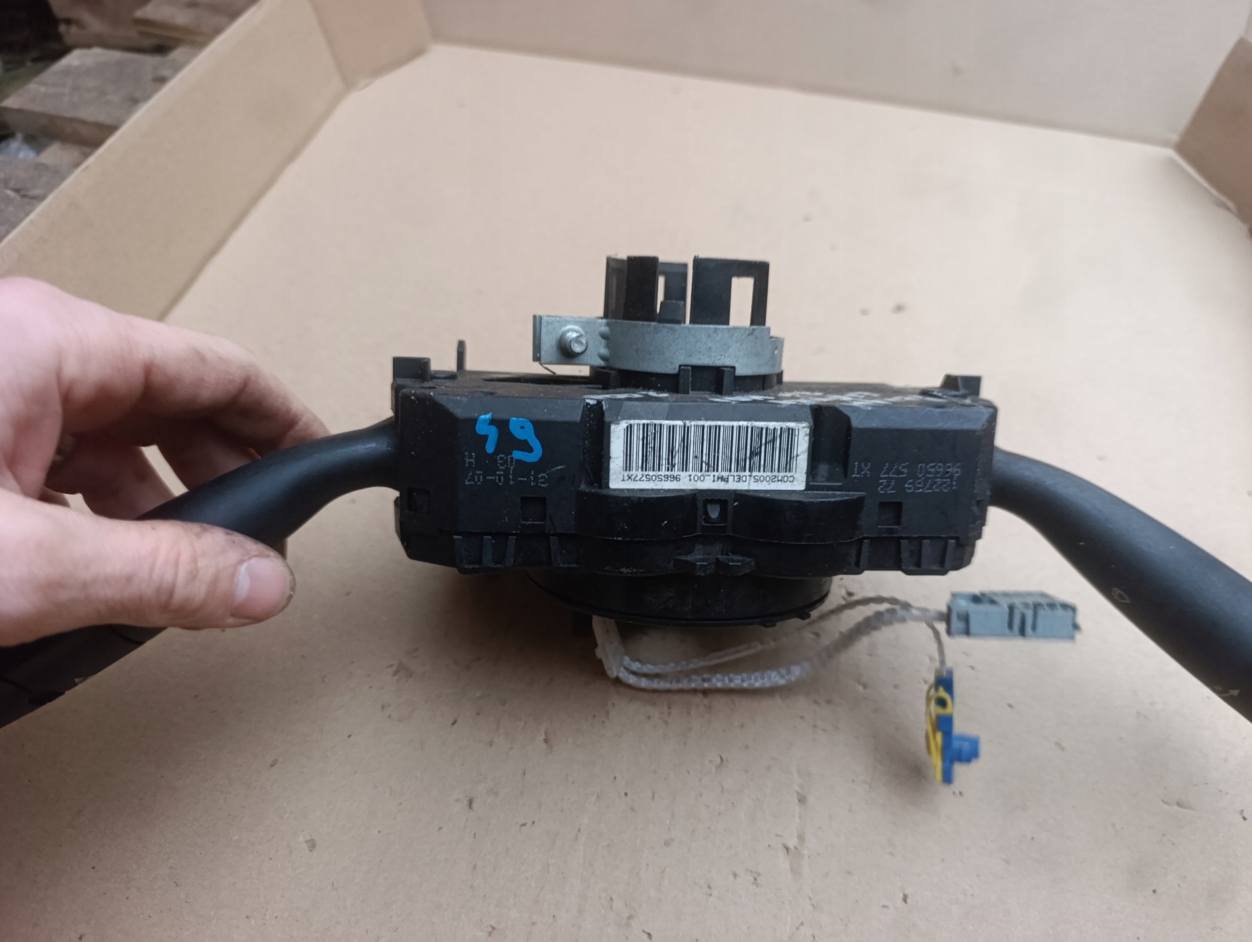 steering wheel levers and controls ring Fiat Scudo expert jumpy 96650577XT