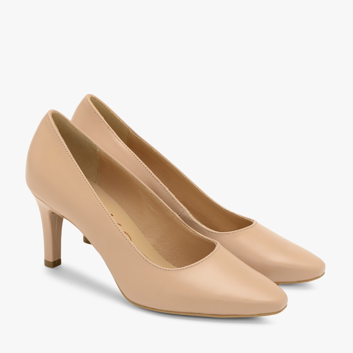 

Ryłko buty czółenka skórzane damskie beżowe r.36.5