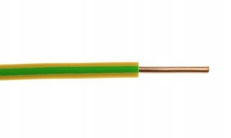 

Przewód Dy 1x4mm2 450/750V żółto-zielony 4mm2 1mb