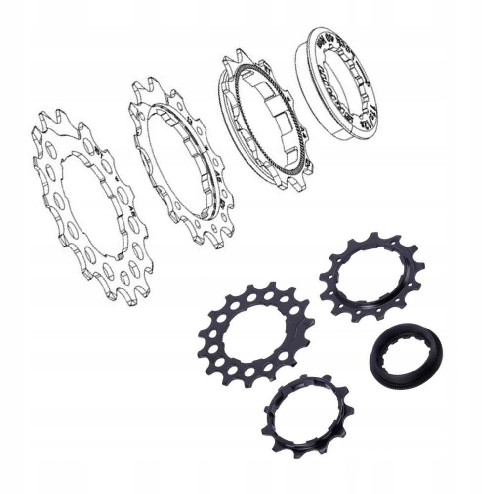 Zębatki koronki 11-13-15T do kaset Sram Eagle PG-1210/1230 12rz