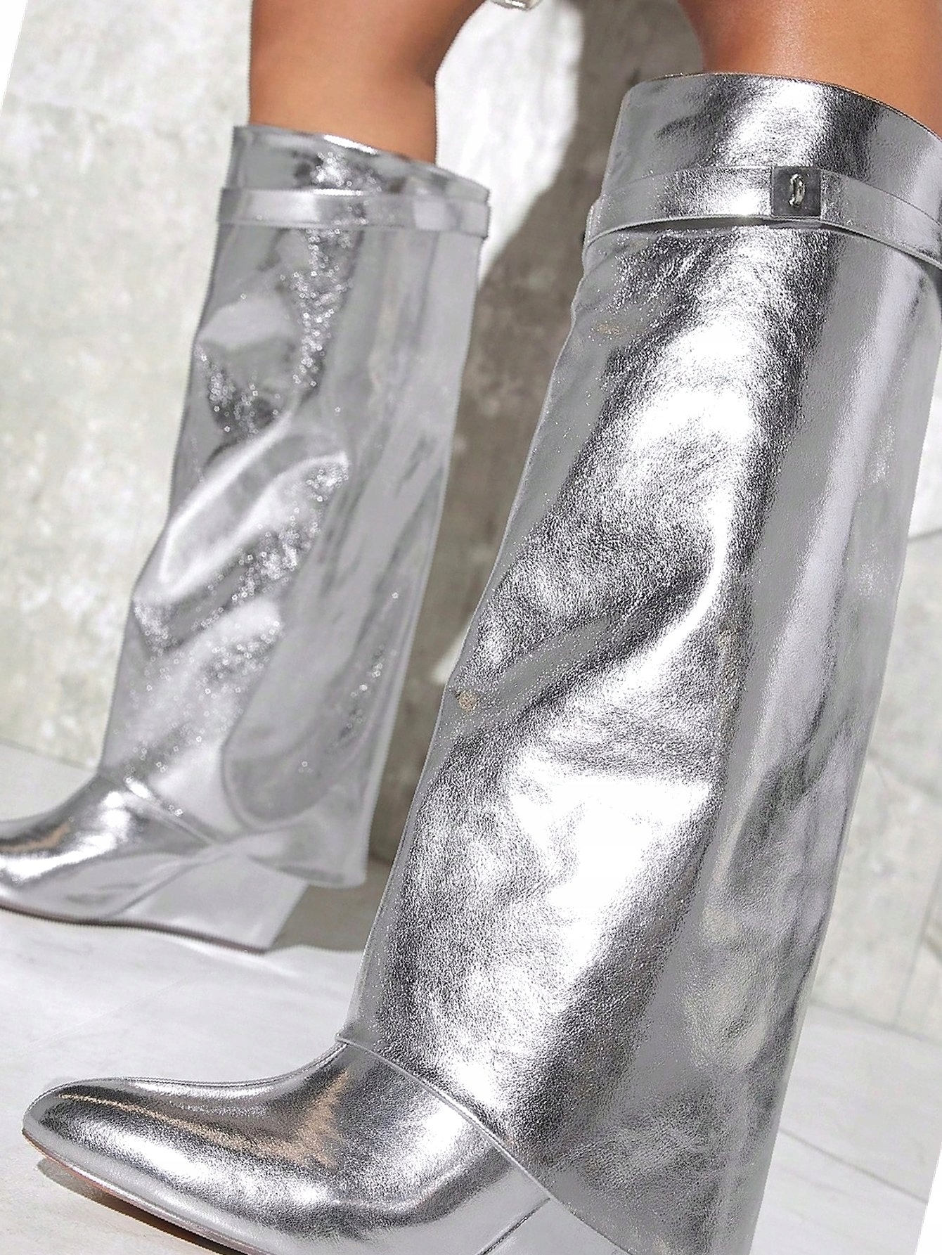 Kožené kozačky po kolena Eur Klasické černé kozačky Vel. 36