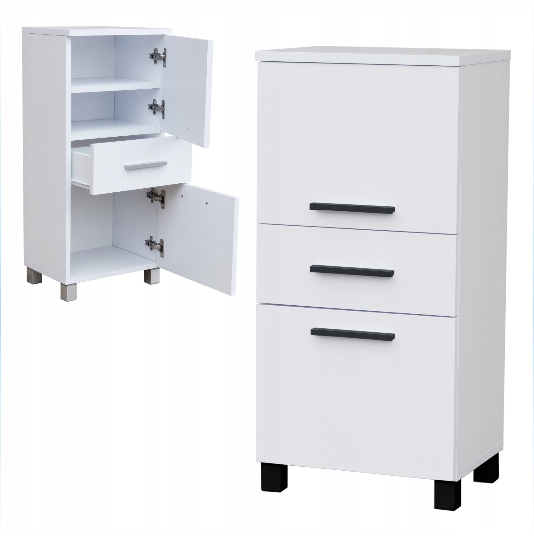 Szafka Słupek łazienkowy szer. 30cm na nóżkach 823 Szerokość mebla 30 cm