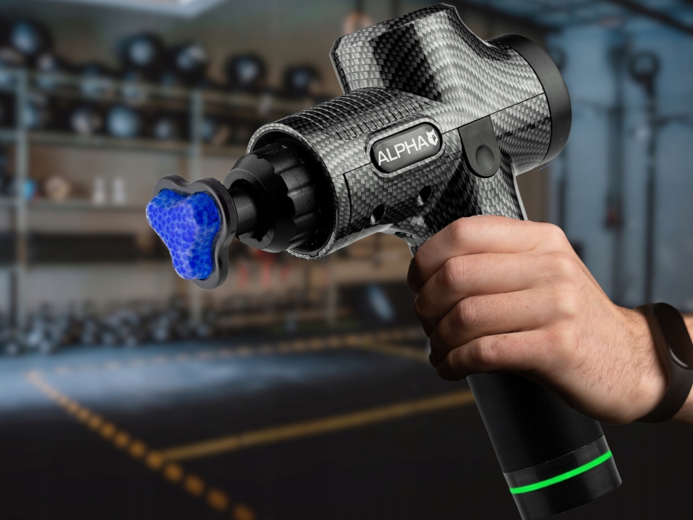 PISTOLET DO MASAŻU MASAŻER DO PLECÓW CIAŁA MASSAGE GUN PRO ALPHA Model AMG-01