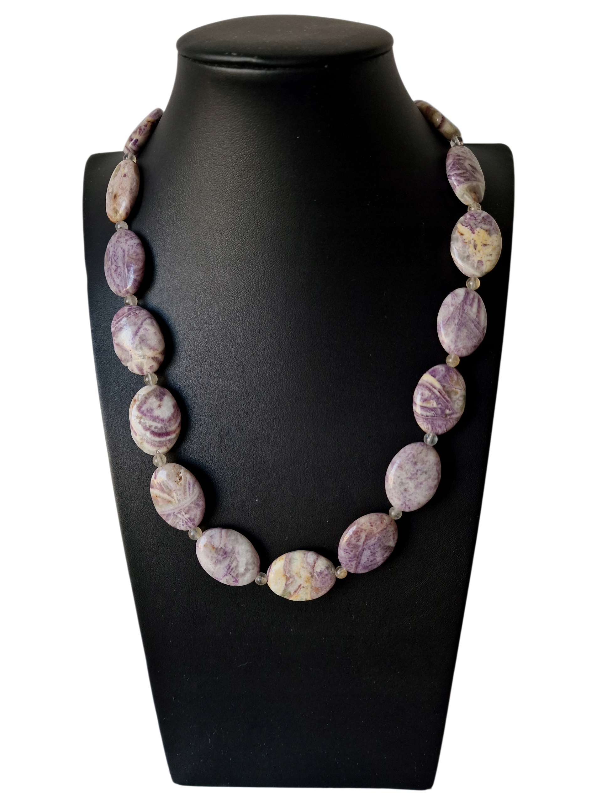 Vintage Achátový Mystický Náhrdelník Zen Dobrá Aura