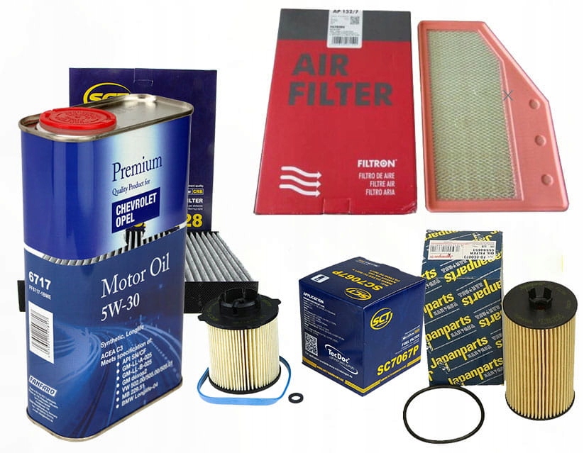 Комплект фильтров Opel Insignia B 1.6 CDTi + масло