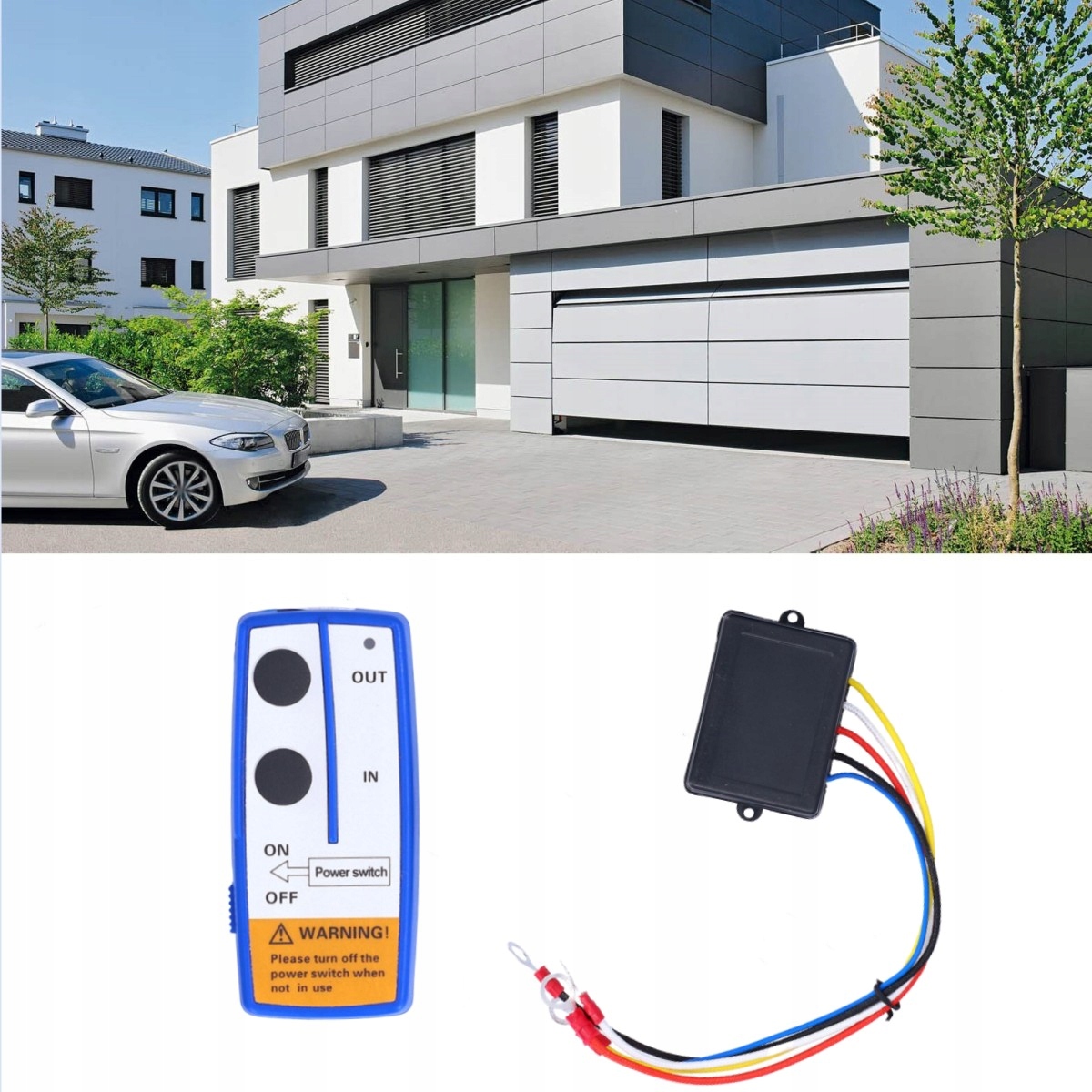 PILOT DO WYCIĄGARKI BEZPRZEWODOWY UNIWERSALNY12V Model 12V