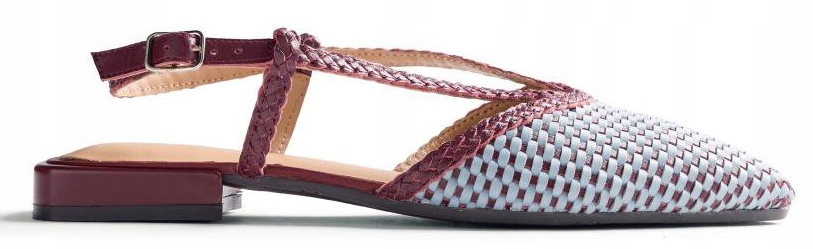 Stylové Dámské Sandály Bez Paty, Kožená Pletená Kůže Gioseppo 40