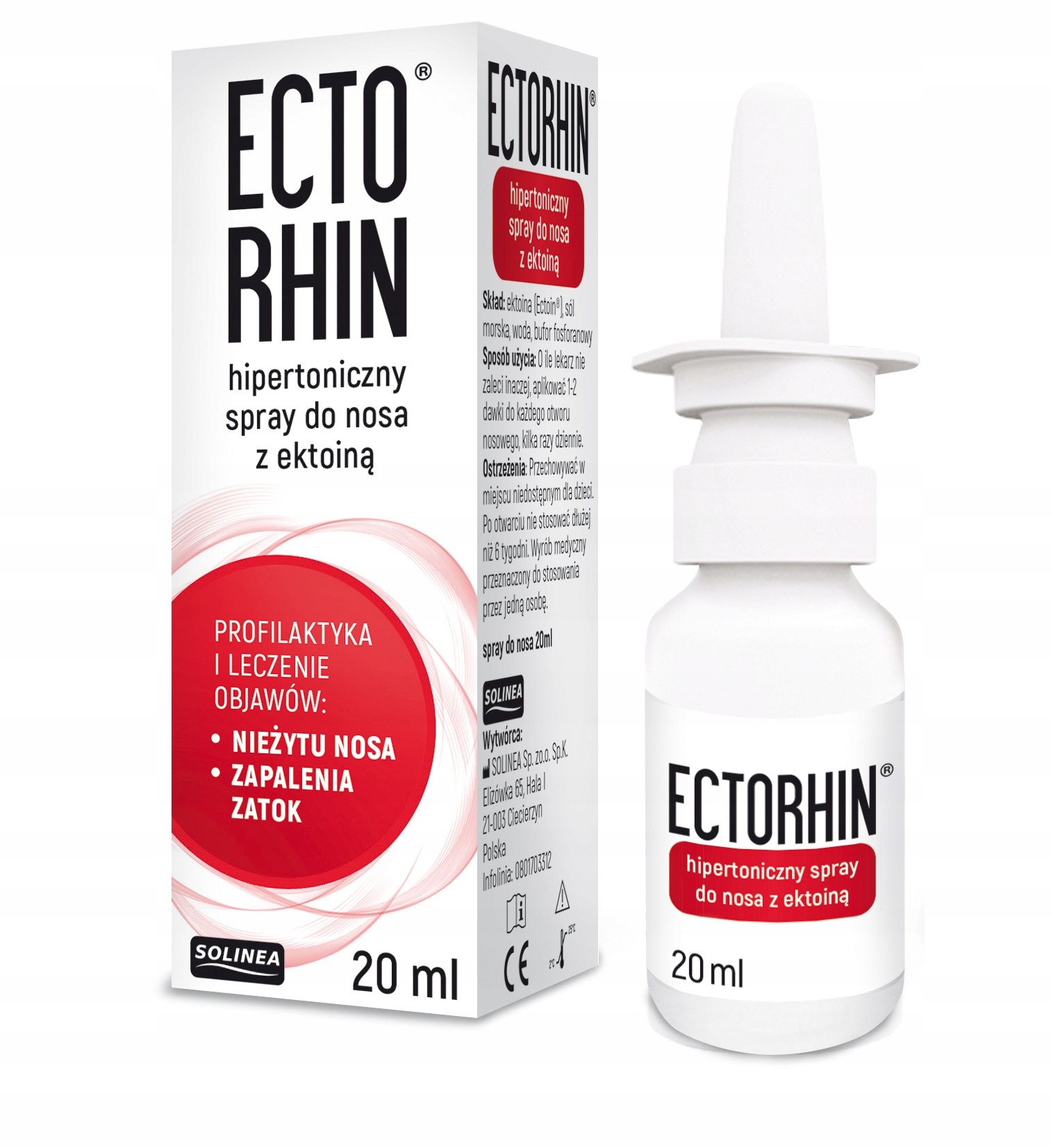 

Ectorhin spray 20 ml