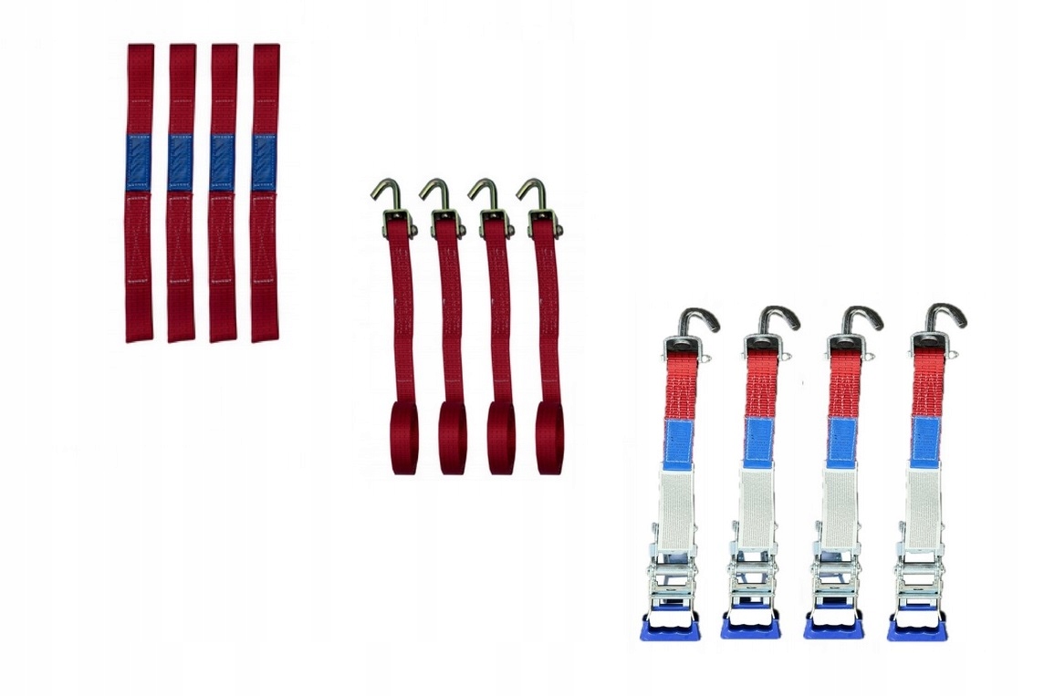 Pasy Do Spinania Auta Lawety Algema Fitzel 4% 3T 3m Gumowane Napinacze 35mm