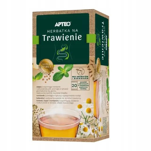 

Herbatka na trawienie Apteo Natura, 20 saszetek