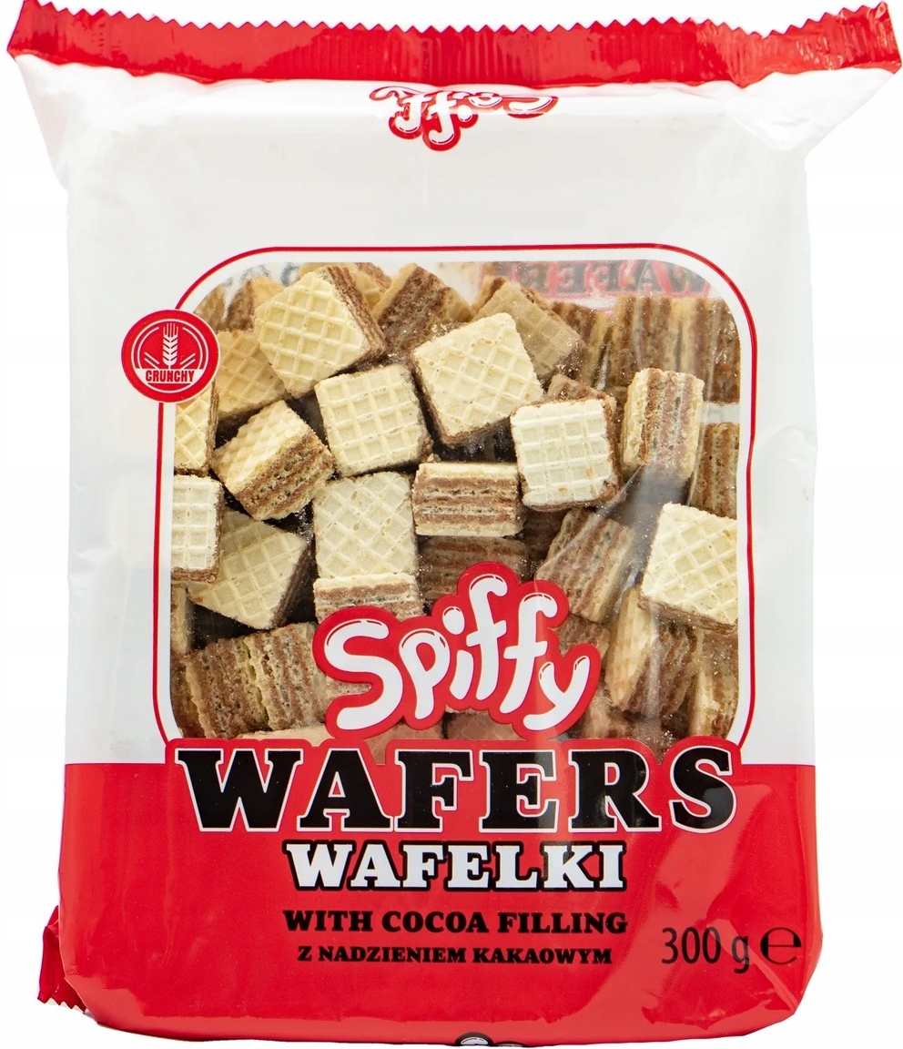 Levně Spiffy Wafers Oplatky s kakaovým krémem 300 g
