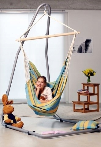 Kolorowy FOTEL WISZĄCY HAMAK Kokon HUŚTAWKA Producent Amazonas1