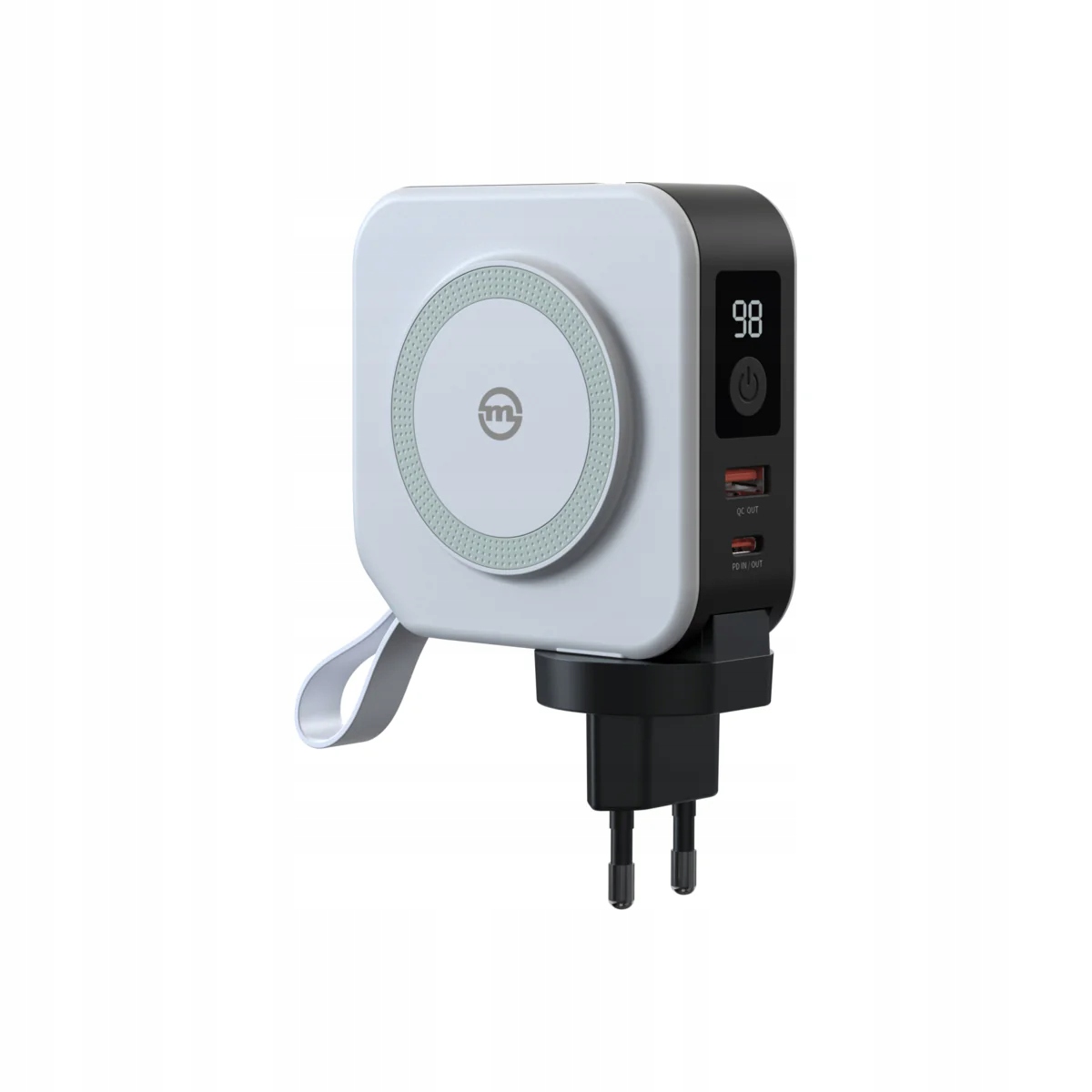 Cestovní nabíječka s powerbankou Mobile Origin 10 000 mAh bílá