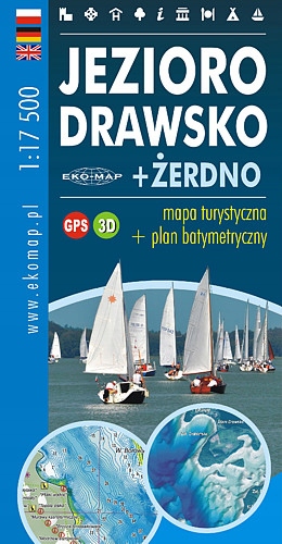 

Jezioro Drawsko Żerdno Mapa Batymetryczna Turyst