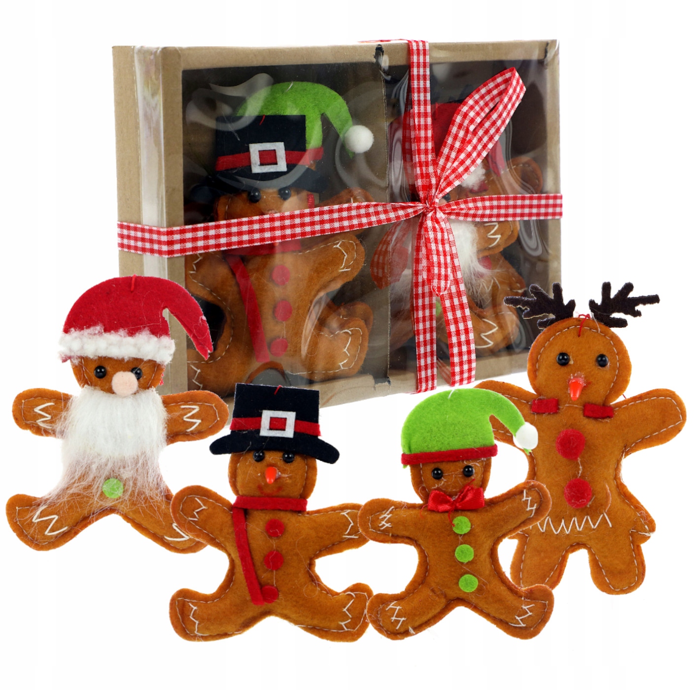 

Zawieszka Bombka Na Choinkę Piernik 9cm Zestaw