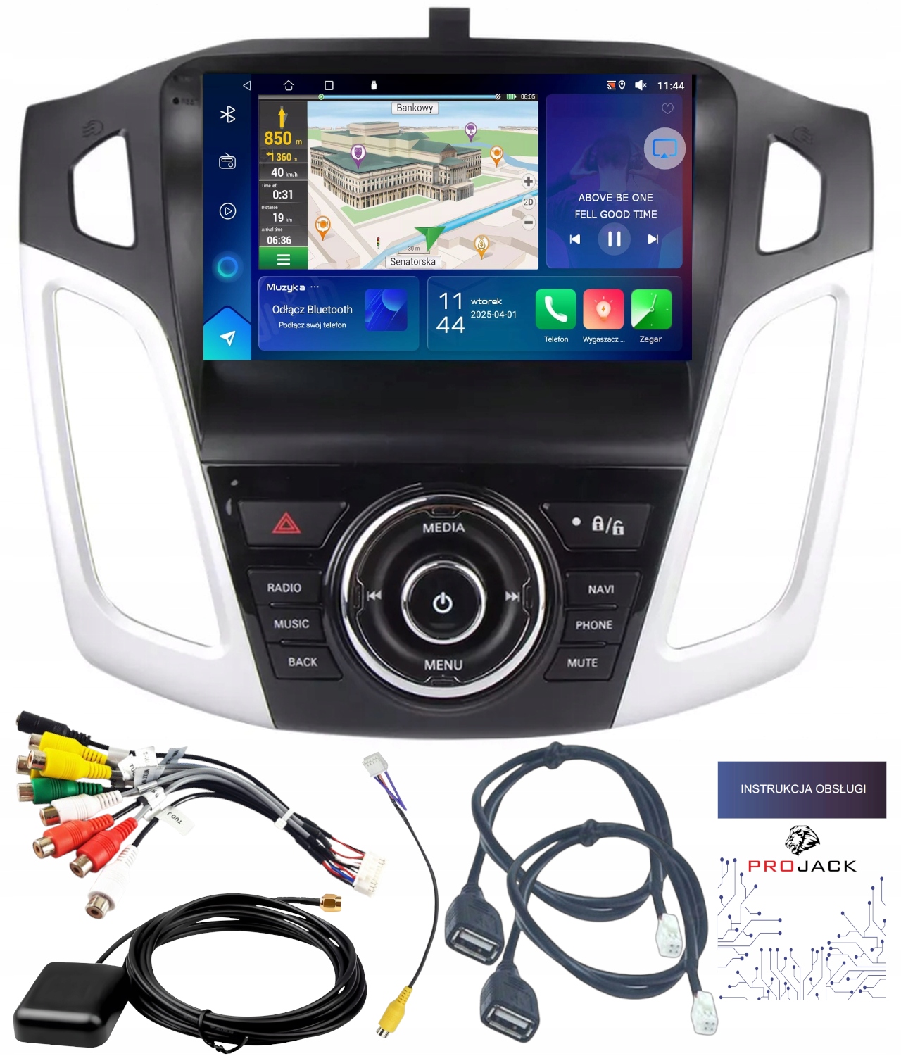 Autorádio Android Navigácia Ford Focus 3 2010-2019 Carplay 2/64GB