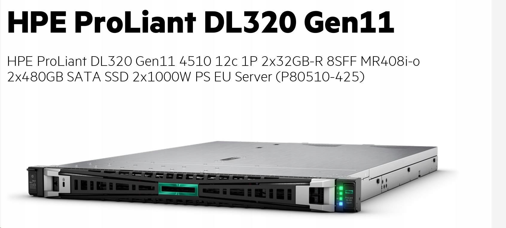 Hpe Pl DL320g11 4510 P80510-425