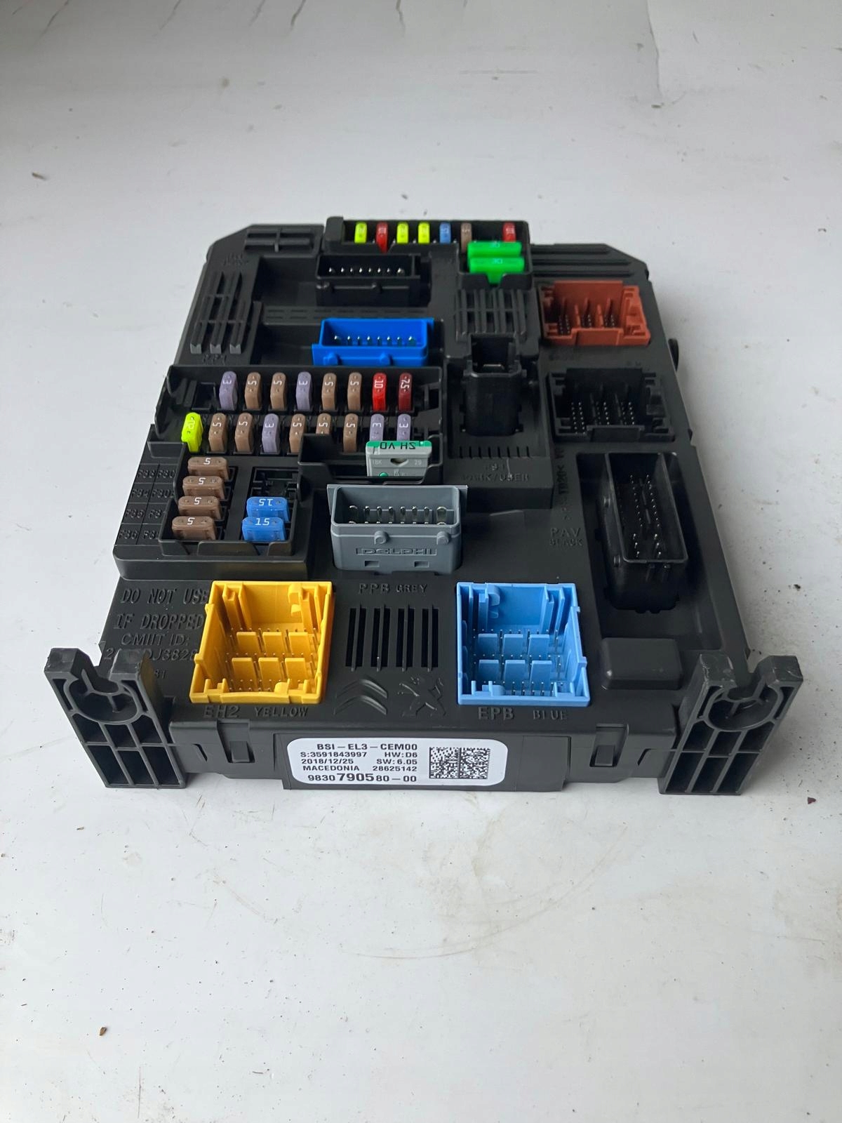 МОДУЛЬ BSI El3 CITROEN C3 III 9830790580 00