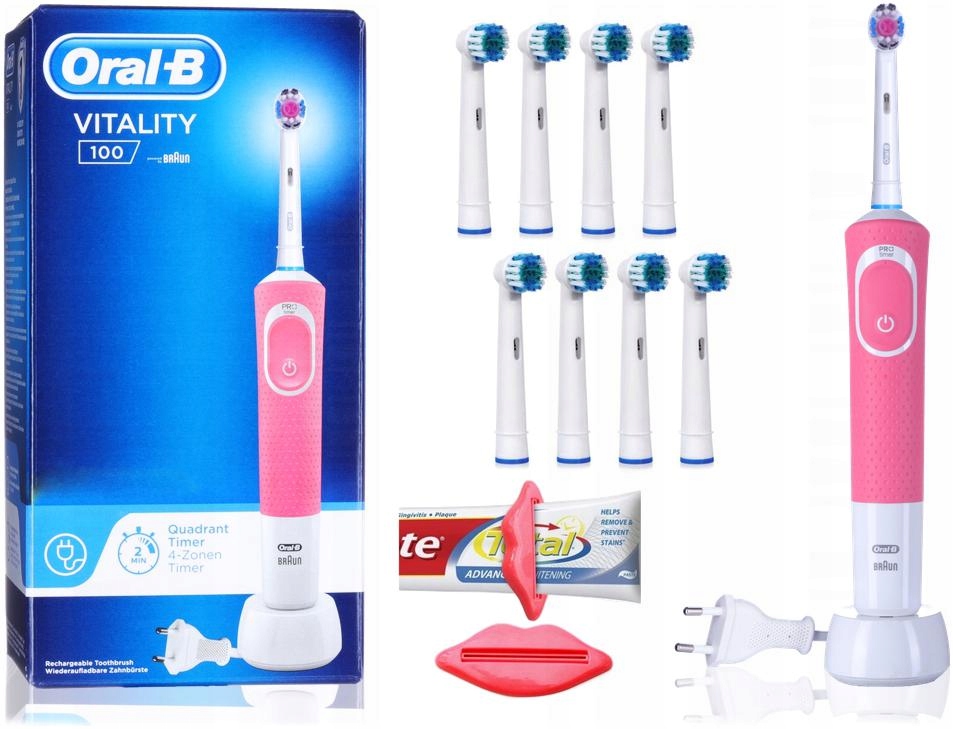 

Szczoteczka Elektryczna Oral-B Vitality 9 Końcówek