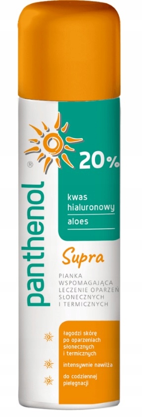

Panthenol 20% Pianka Z Aloesem Na Oparzenia Skóry