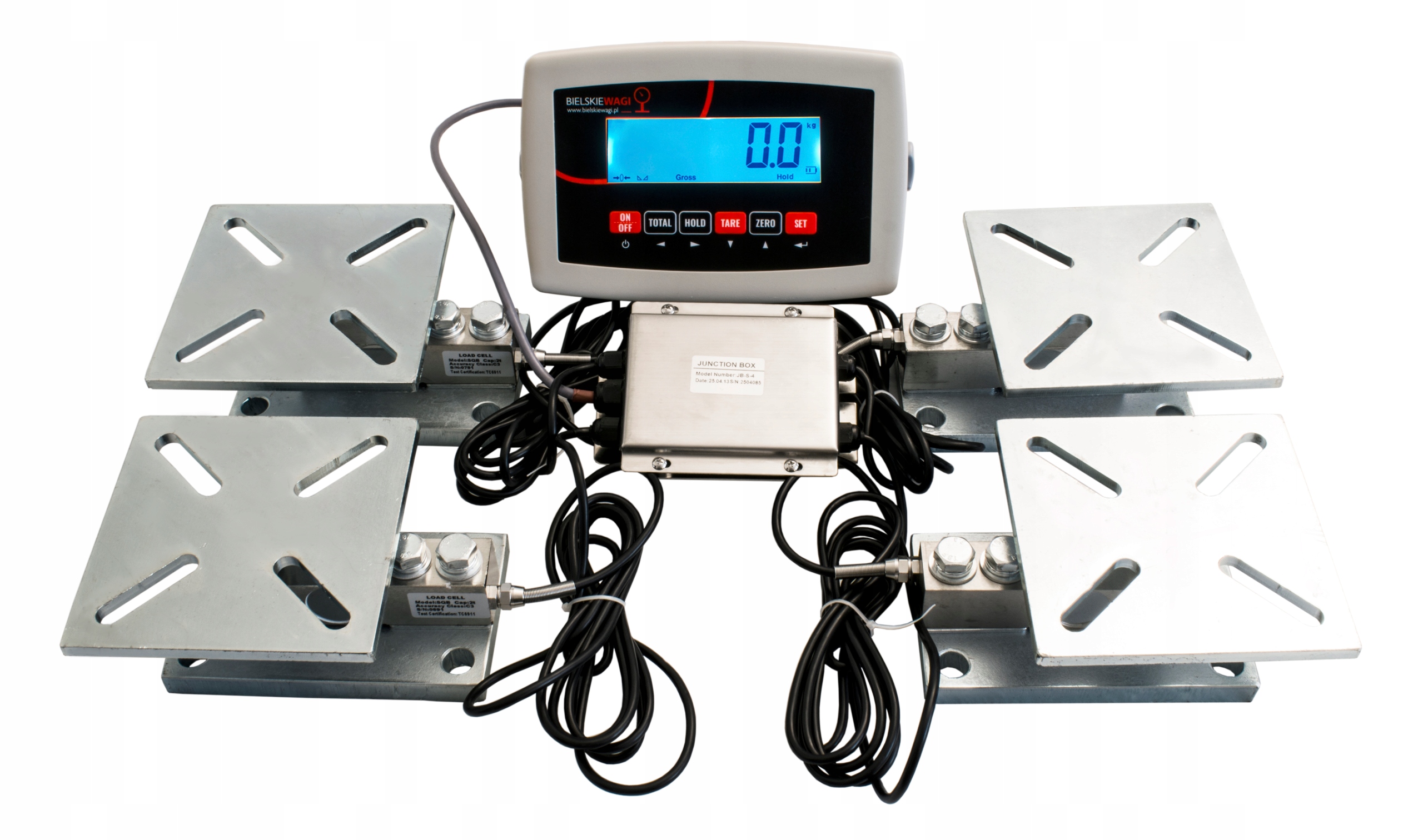 Pozinkovaná Váha pod nádrž na mléko Míchačka krmiv 8T – Bielskie Wagi