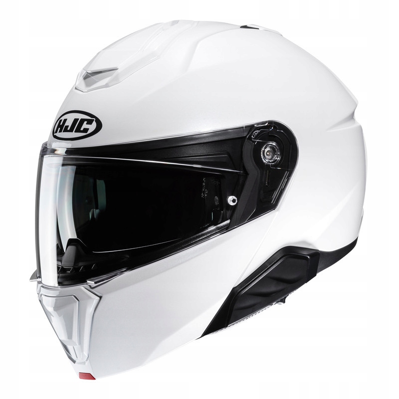 Výklopná prilba na motorku Hjc I91 Solid Pearl White S