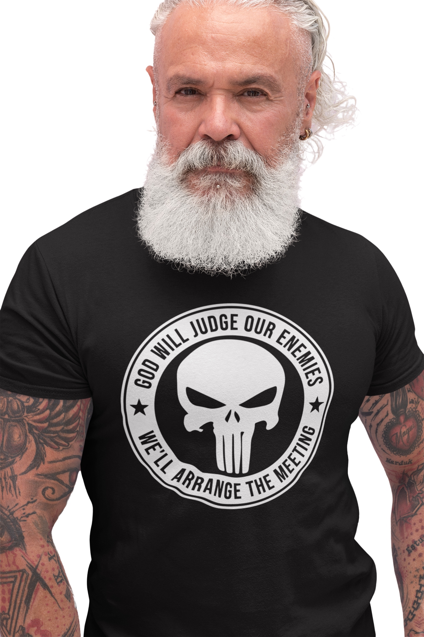 

Koszulka Męska Punisher Czacha Wojsko XL