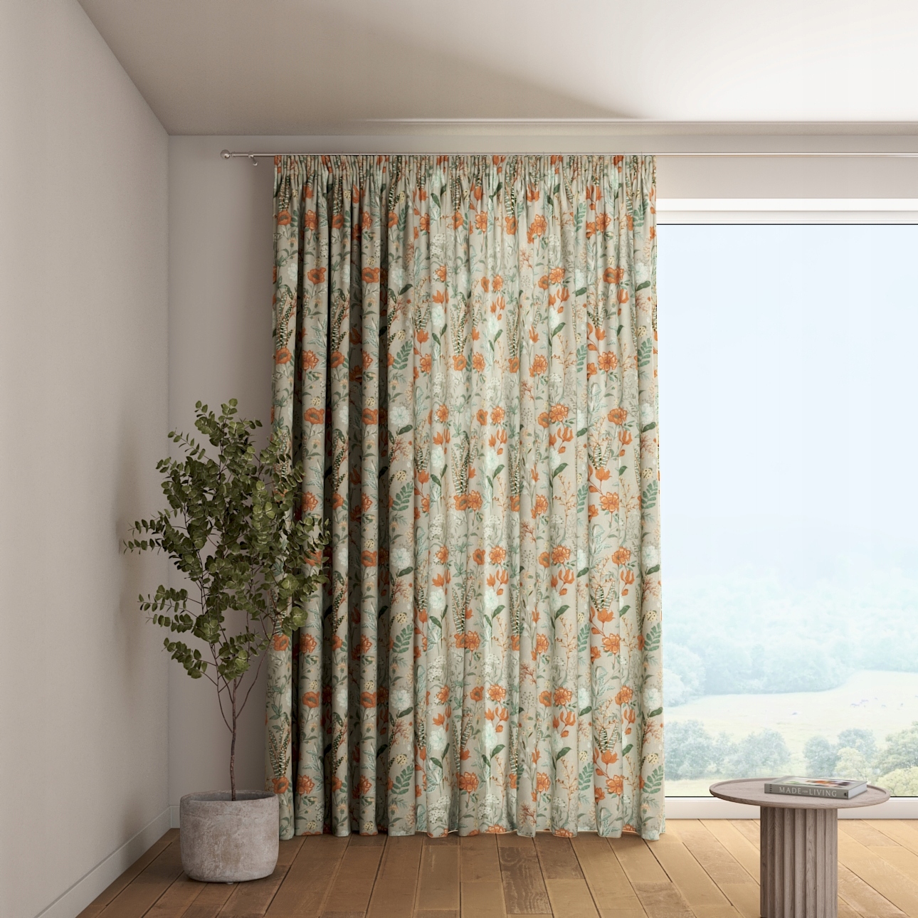 Dekoria Závěs na nařasovací pásce 1 ks 130x260 cm vícebarevný