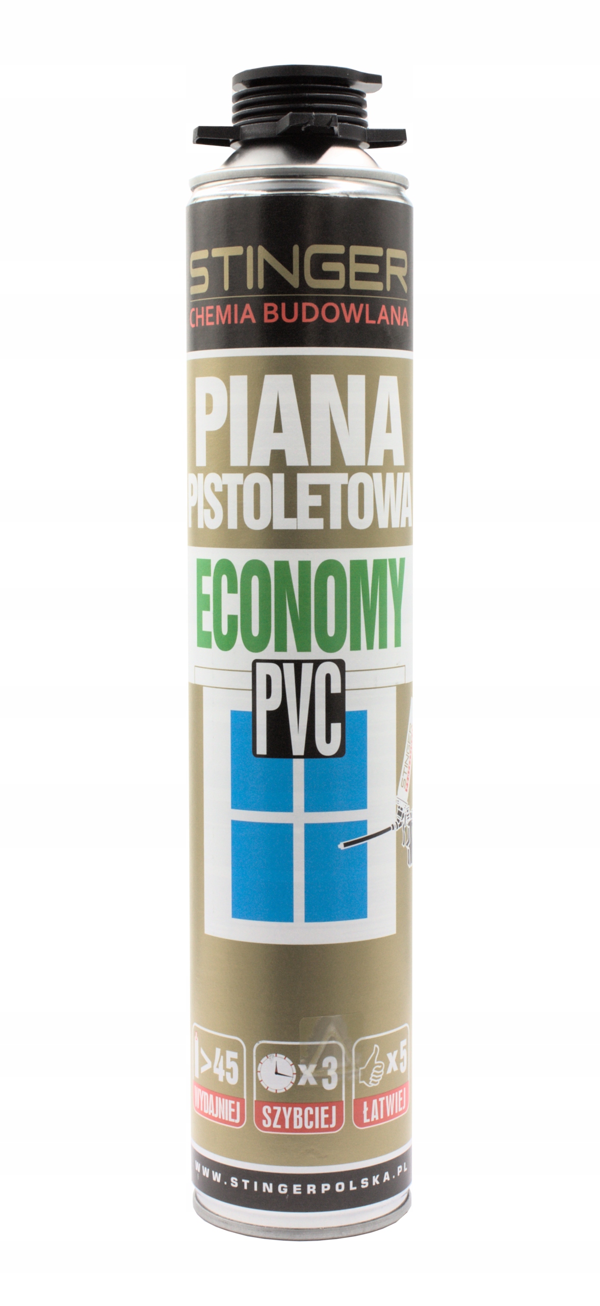 

Stinger Piana Montażowa Pistoletowa Economy 750ml