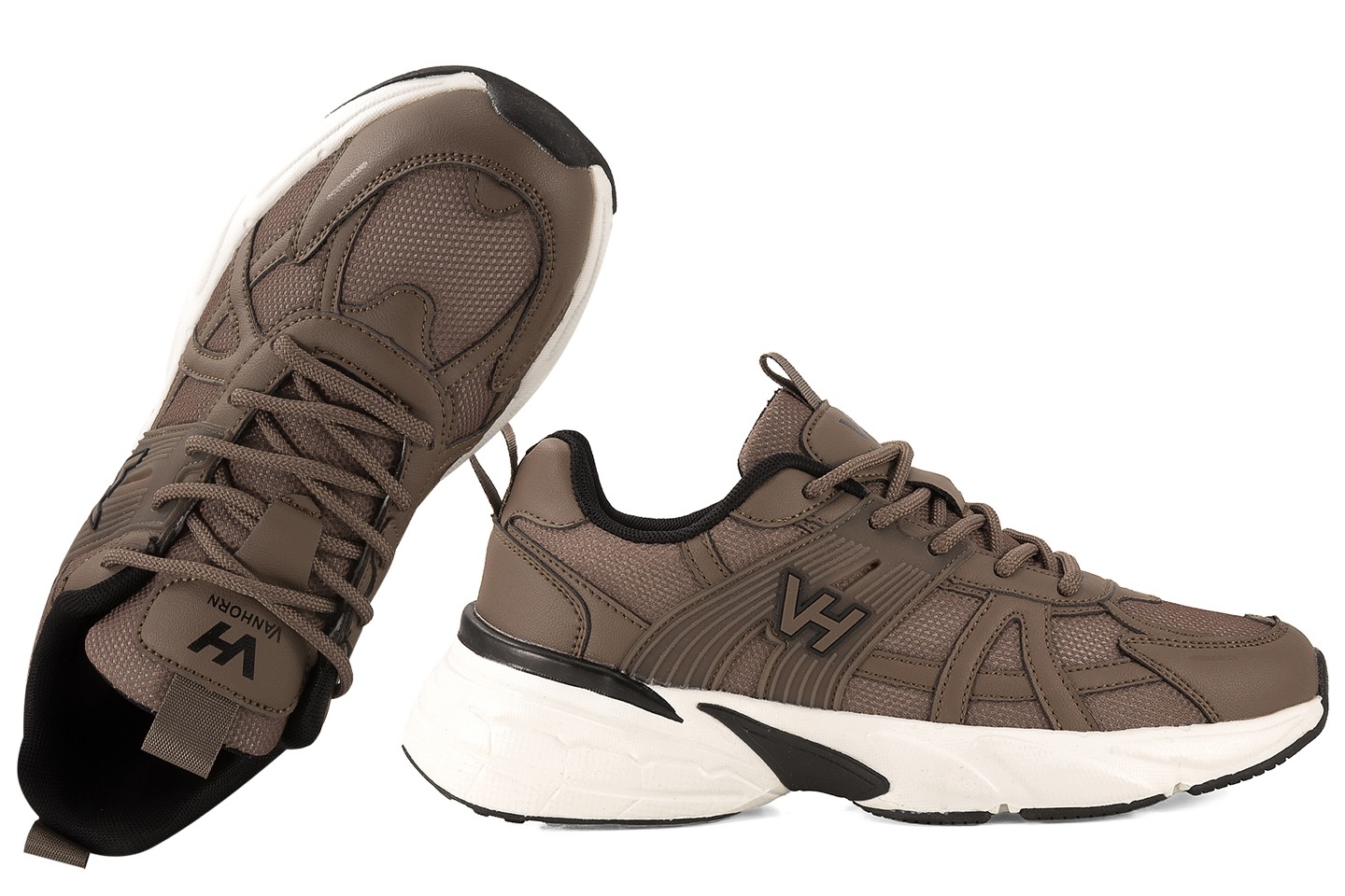 Vanhorn 26-27309BR2 Pánské Sportovní Tenisky, hnědé, hnědá, 42