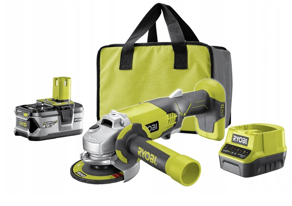 

Szlifierka Kątowa Ryobi R18AG-140S 4,0Ah 18V 115mm