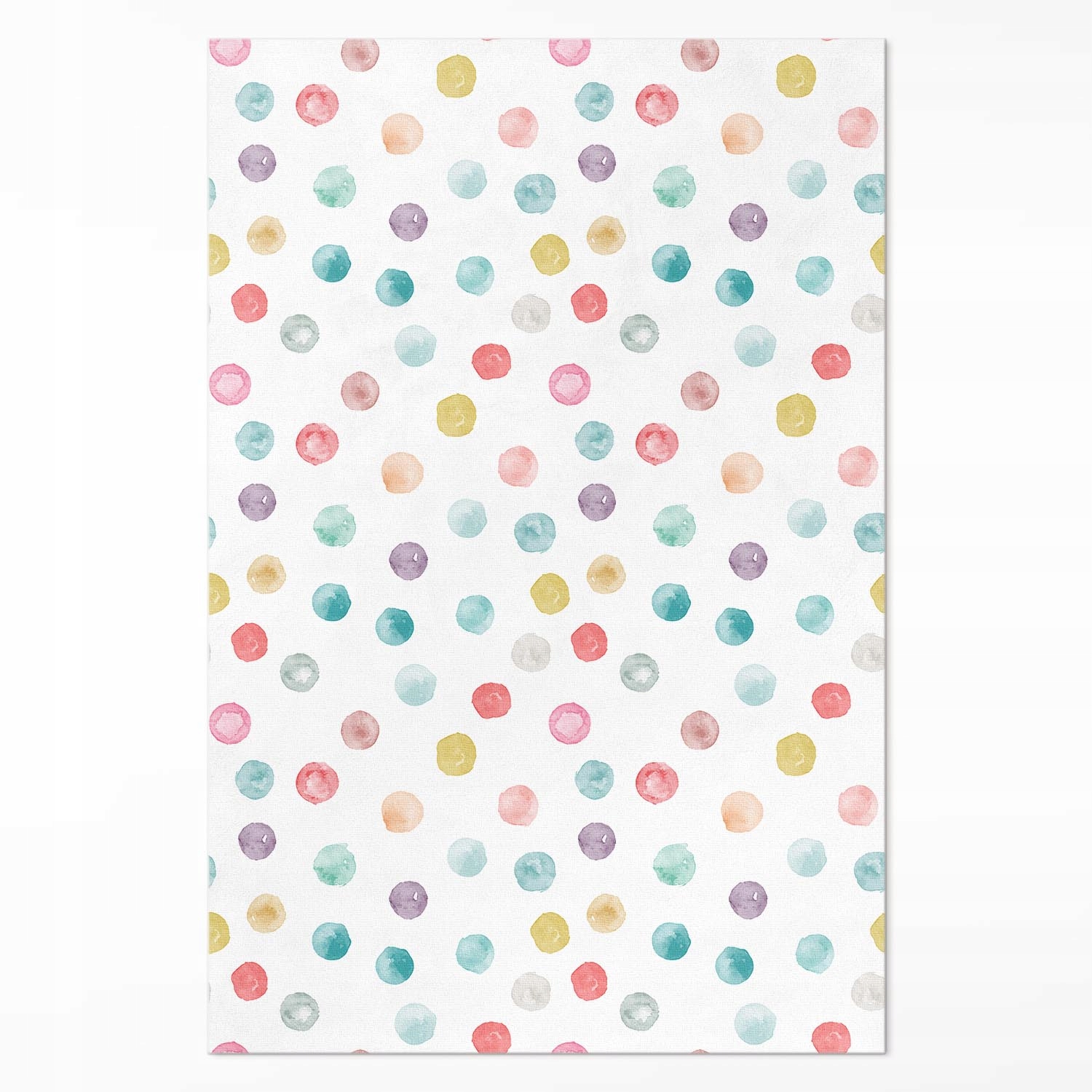 Vinylový koberec v modernom štýle Maľované bodky akvarel boho 100 x 150 cm