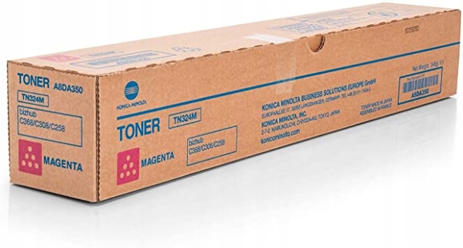 TONER KONICA MINOLTA TN324M MAGENTA A8DA350 bizhub C258 C308 C368 26 000
