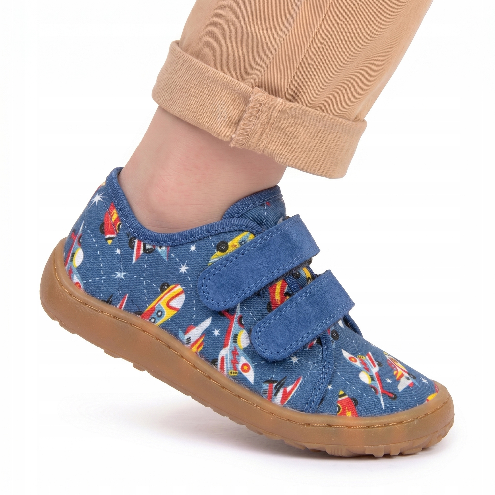 Kapcie buty Dziecięce Barefoot Froddo do Przedszkola G1700440-5 na rzepy 21