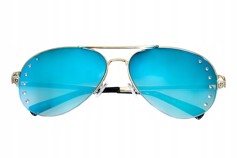 

Okulary Damskie Fashion Pilotki Cyrkonie N P23