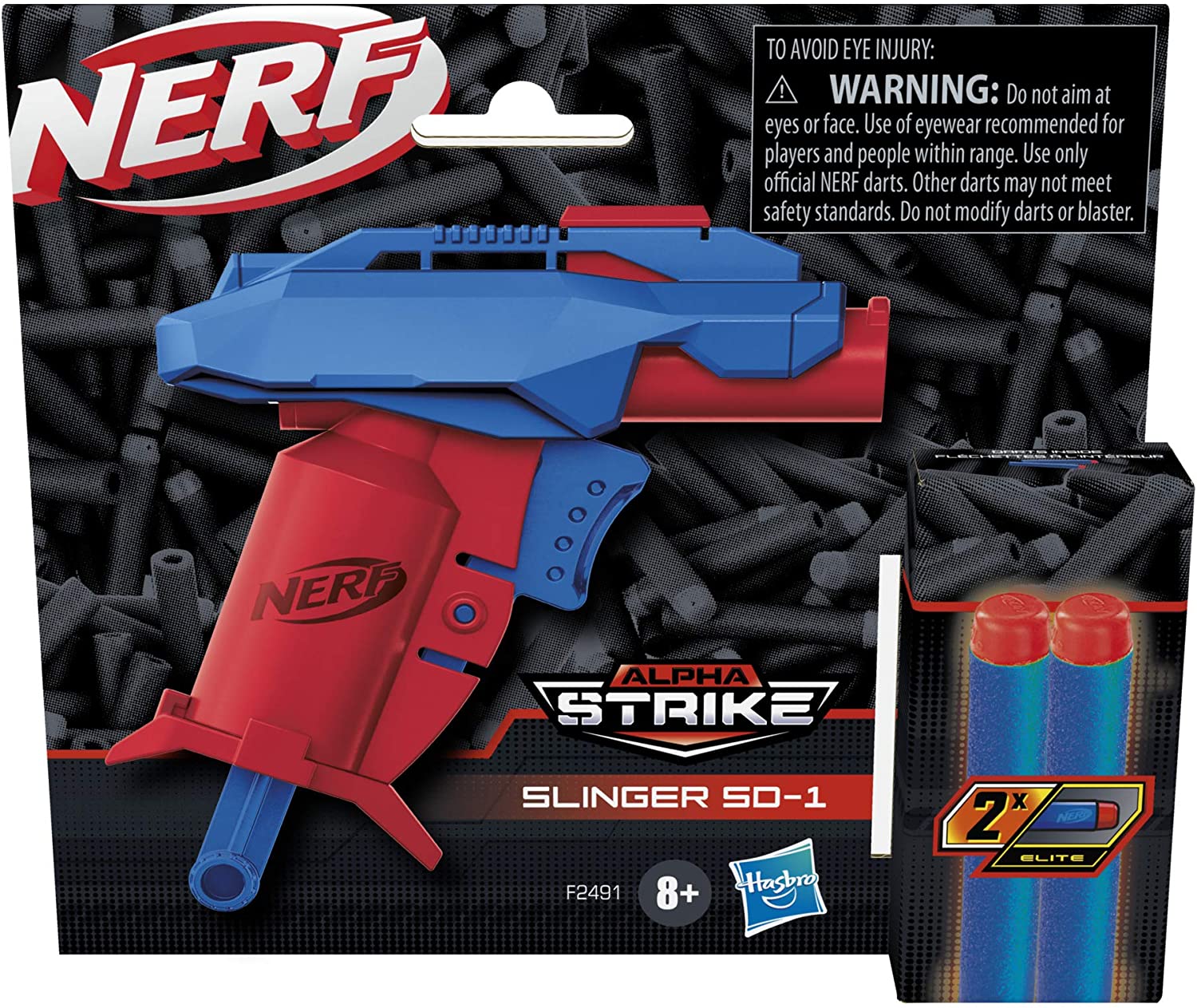 NERF ALPHA STRIKE SLINGER SD-1 F2491 + 10 STRZAŁEK Płeć chłopcy dziewczynki