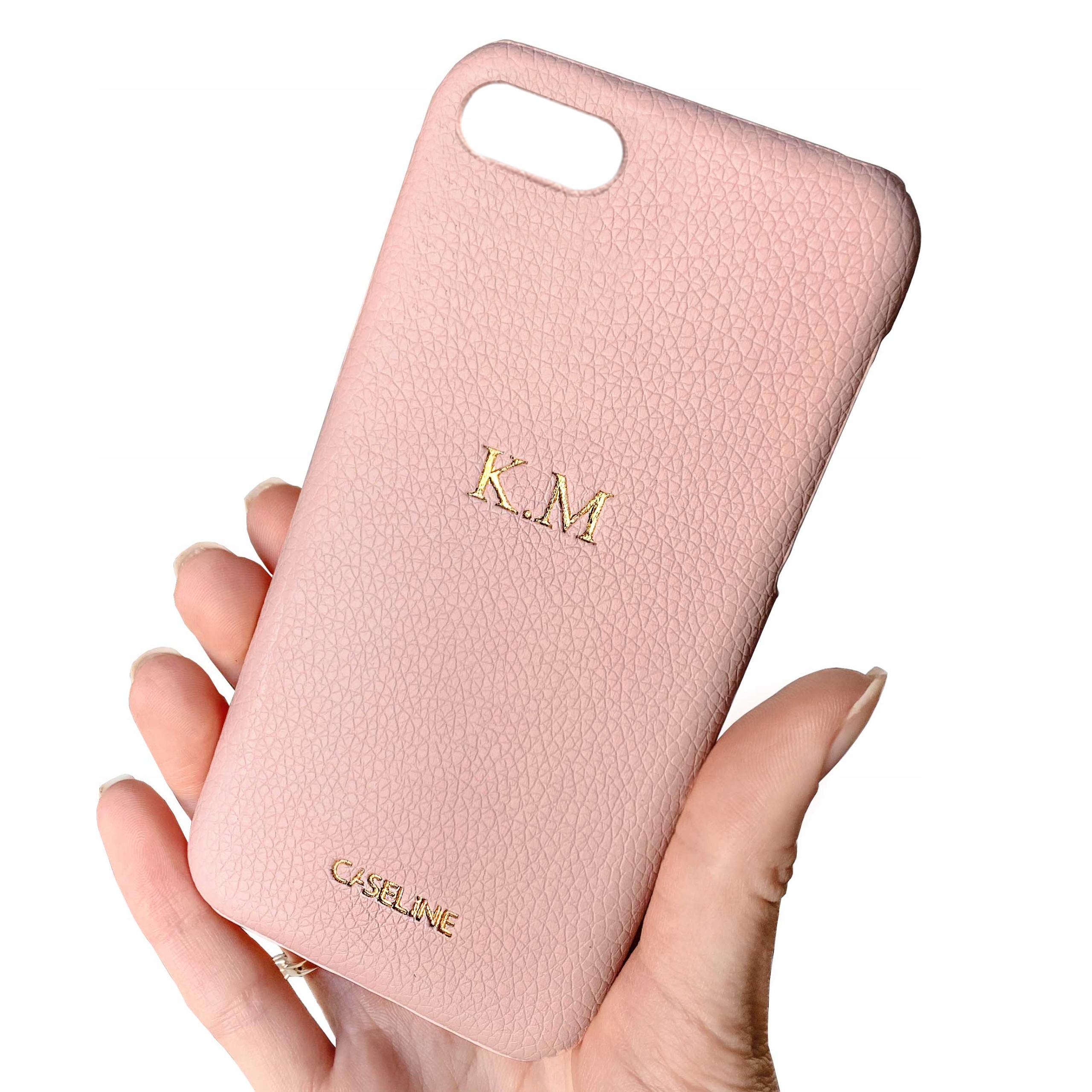 

Etui Monogram do iPhone 7 / 8 róż + Szkło