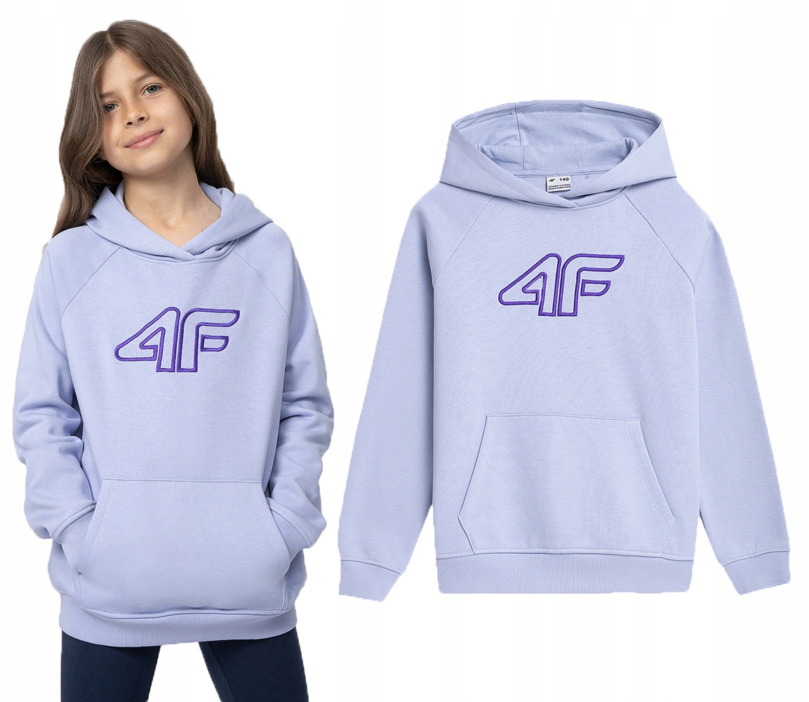 

Bluza Dresowa Dziewczęca 4F Z Kapturem Junior