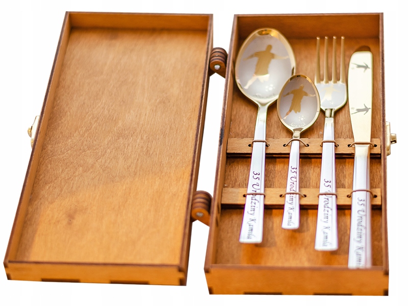Dárek Pro Každou Příležitost. Sada příborů 4 el s libovolným gravírováním.