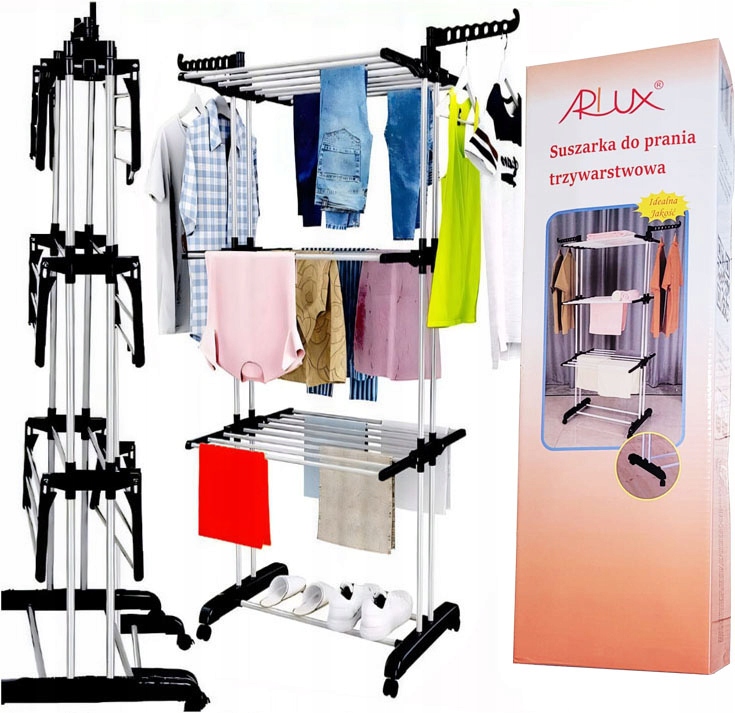 Levně Stojící sušák na prádlo Premium vertikální Megasilný 60 kg MXXXL