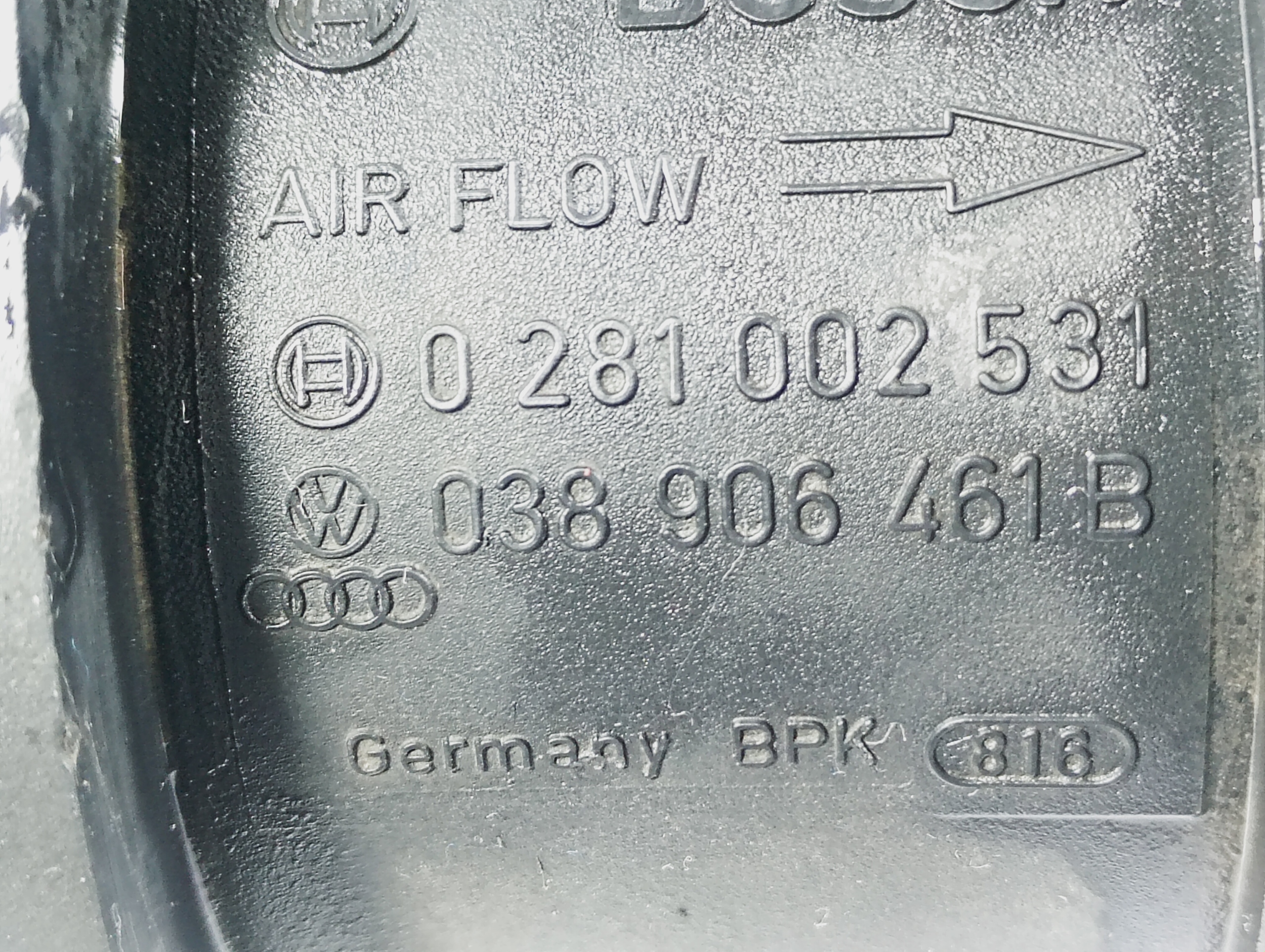 Debimetro OE 0281002531 Skoda Fabia e 1 05-07