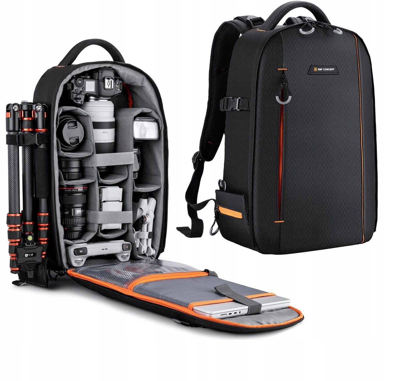 Velký Batoh na fotoaparát K&f KF13.140 pro Canon Nikon Sony