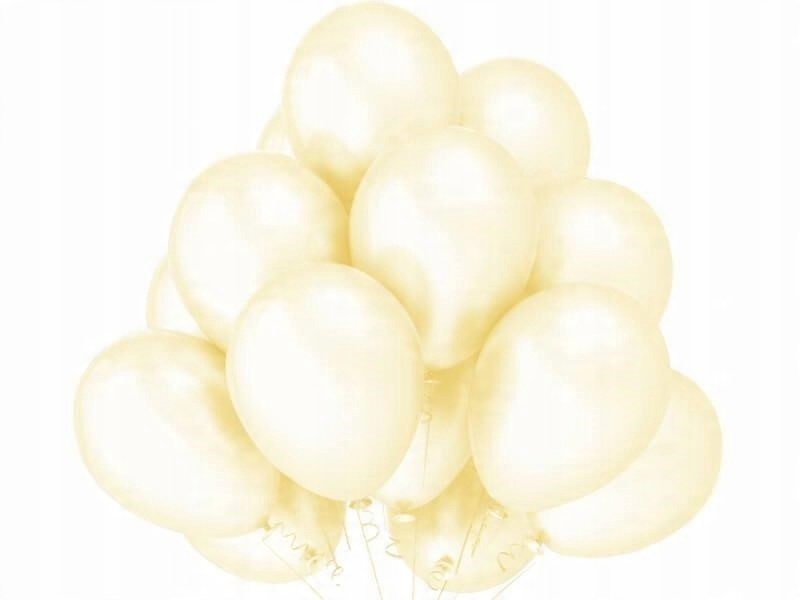 

Balony metaliczne ivory ecri 10'' - 100szt