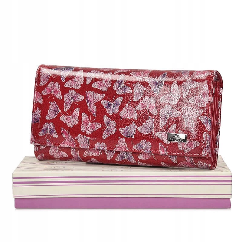 Velká kožená dámská peněženka Baju Baj Bb 080-s86 červená