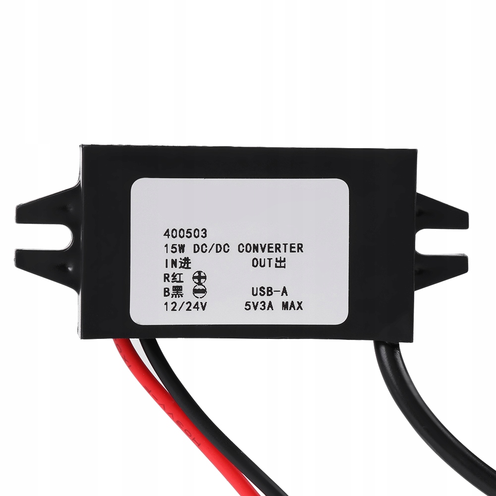 OBNIŻAJĄCY NAPIĘCIE KONWERTER MOCY 12 V/24 V NA 5 V BUCK USB 3A EAN (GTIN) 738672456879