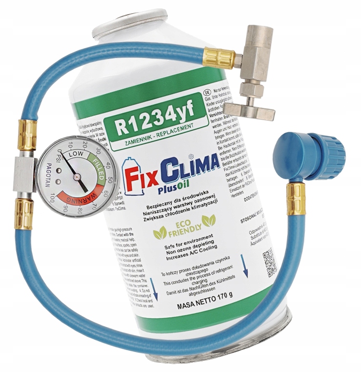 Комплект для заправки кондиционера R1234YF 170G